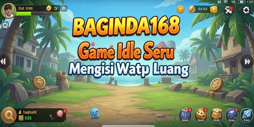 Screenshot utama BAGINDA168 menampilkan gameplay Idle yang menarik.