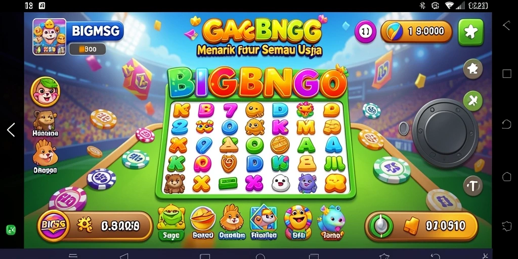Gameplay seru dalam BIGMSG dengan kartu Bingo yang menantang.