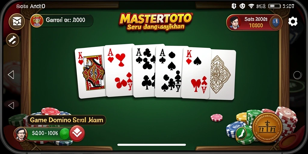 Tampilan gameplay MASTERTOTO yang menegangkan dan penuh warna.