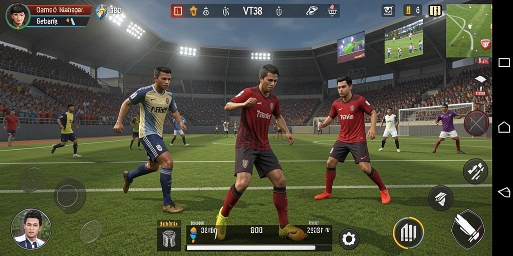 Tampilan gameplay VT38 yang penuh aksi dan seru.