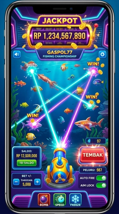 Tampilan antarmuka gaspol77 yang intuitif.